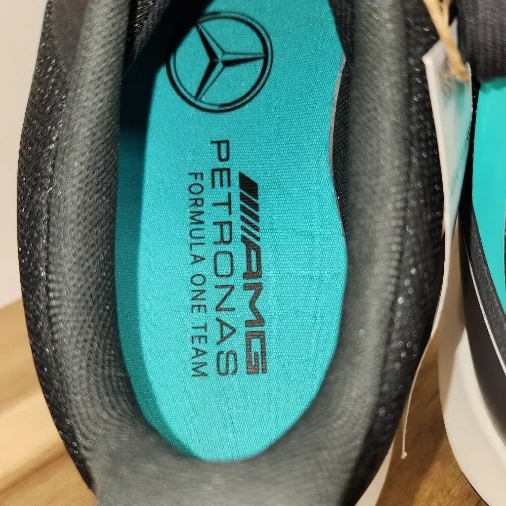 ADIDAS FEROZA MERCEDES AMG PETRONAS F1 TEAM SHOES Mens Size 9.5 Black